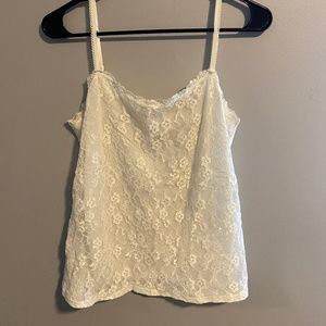 ELLE SHEER LACE TANK TOP